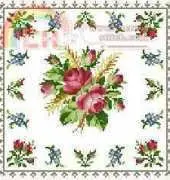 Permin  83-7030 Roses pillow