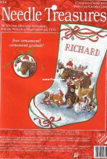 Needle Treasures (JCA) - 08524  Mountain Holiday Stocking
