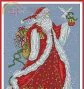 Father Christmas by Joan Elliott from Cross Stitch Collection 177
