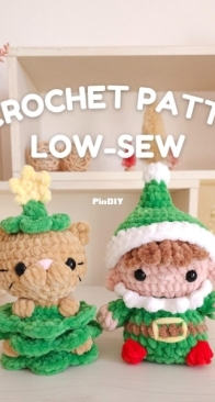 Hugurumi toys / Hugurumi Toys to Hug - Silvia Parascandolo - Cat Tree and Little Elf Bundle