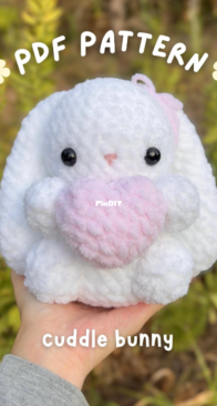 cuddle bunny by wendy crochets