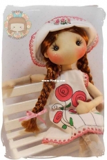 pepita doll 17" - pepitas de chocolate