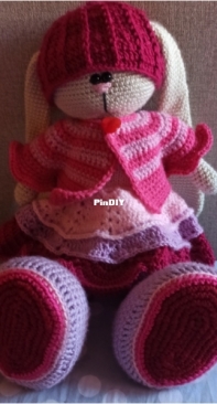 Bunny in Pink dress