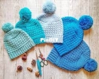 KAME Crochet Patterns - K.A.M.E. crochet - Krisztina Anna - Crossrows Beanie - Free