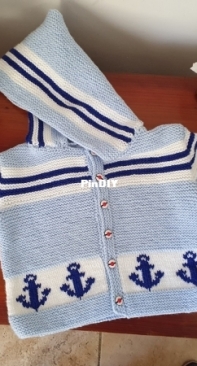 a jacket for a sailor baby boy