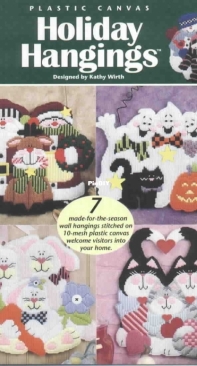 Annies Attic 872632 Plastic Canvas Holiday Hangings