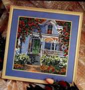 Bucilla 41178 Red Rose Cottage