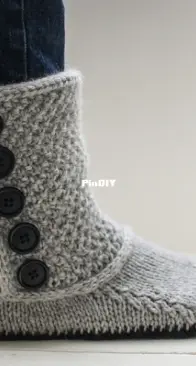 3-in-1 Button Boots - Bekah Knits