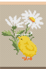 Alita Designs - Chick and Flower - Free.