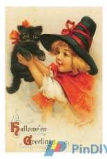Halloween Greetings by Brundage
