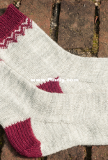 On the fence Socks by Anna Lange-Free
