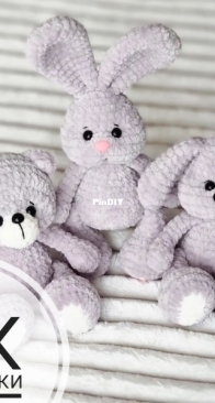 Masterskaya Wolshebstva - Alena Komartsova - Комарцова Алена - bear, bunny - ТОПТЫЖКИ - Russian
