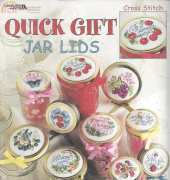 Leisure Arts #3233 Quick Gift Jar Lids - Barbara Baatz
