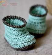 Mon Petit Violon - Vita Apala - Knit-look Baby Boots