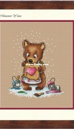 MiAxStitch - With Love - Bear by Minasyan Yana