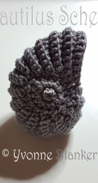 Yvonnes Crochet Art - Yvonne Blanker - Nautilus Shell - Nautilus Schelp - Dutch
