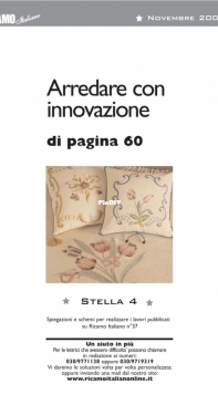 Furnish With Innovation.Arredare con innovazione - Ricamo Italiano November 2007  Italian.