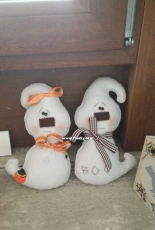 Felt ghosts