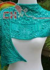 Off the Florida Keys Shawlette by Pam Jemelian