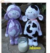 Julisiowo - Julio Toys - Monika Miszczuk - Crochet dolls Muu and Lilka