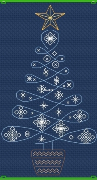 Openwork Christmas Tree by Ekaterina Lukasheva