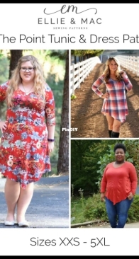 Ellie and Mac - To The Point Tunic and Dress - Sizes XXS-5XL