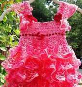 Knit and Crochet with Love- Luba Roytberg-Summer Ruffle Dress-English