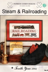 Patricia Gaskin Designs No.20 - Steam and Railroading (Tenth Year 1992)