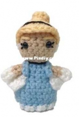 Two Hearts Crochet - Alex - Mini Princess Amigurumi Cinderella - Free