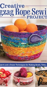 Creative Zigzag Rope Sewing Projects by Denise Haar / 2025