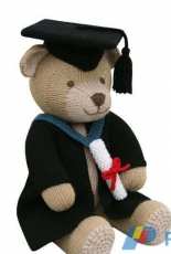 Knitables-Graduation Gown by Sarah Gasson