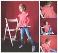 Sweater with Peplum by Anna Kotova - Russian