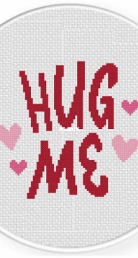 Daily Cross Stitch - Hug Me