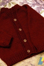 Baby Cardigan by Joy Jannotti /Fine Purls-Free