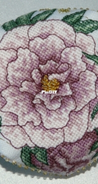 Peony Biscornu