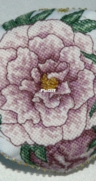 Peony Biscornu