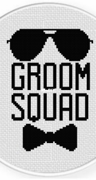 Daily Cross Stitch - Groom Squad - FREE