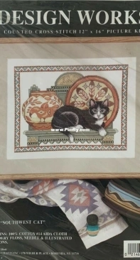 Design Works 9660 Southwest Cat by Joan Elliott PCS + XSD
