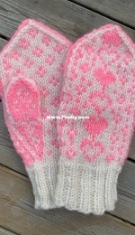 Hjertelig Oktober Mitts by Kate Fredriksen-Norwegian-Free