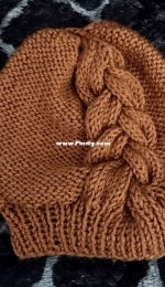 Birchwood Braid Beanie by Jessica Swaney-Free