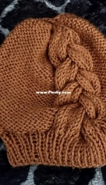 Birchwood Braid Beanie by Jessica Swaney-Free