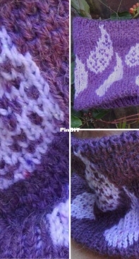Flower Paisley Cowl by Loomspin-Free