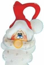 Papai Noel Porta pendurada / Santa Claus Pattern Door Hanging Portuguese