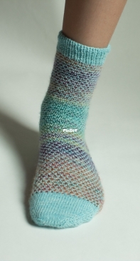 Subtle Shades Socks by Amie Palmer-Free