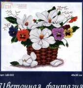 Sdelano S Lubovyu (Made With Love) CV-022 - Flower fantasy