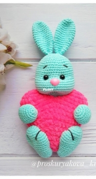 Proskuryakova Knits - Svetlana Proskuryakova - Valentine bunny - Translated - Free