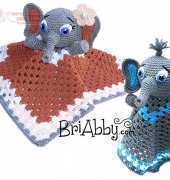 Bri Abby - Elephant Lovey Pattern