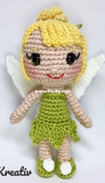 Kartopu - Sila Kreativ - Ina Schöler - Minipuppe Glöckchen - Mini Tinkerbell Doll - German - Free