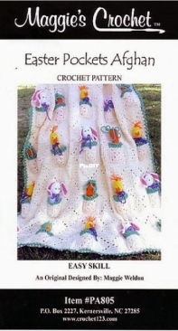 Maggies Crochet - Maggie Weldon - PA805 - Easter Pockets Afghan