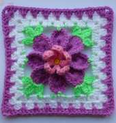 Luba Davies Atelier - Flower in Granny Square